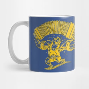 Bandoneon Weightlifter (yellow) Mug